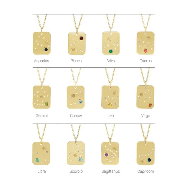 Zodiac-Constellation-Necklaces-Chart-Of-Signs