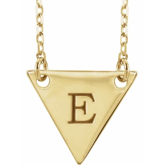 Load image into Gallery viewer, 14K Yellow Engravable Geometric 18&amp;quot; Necklace
